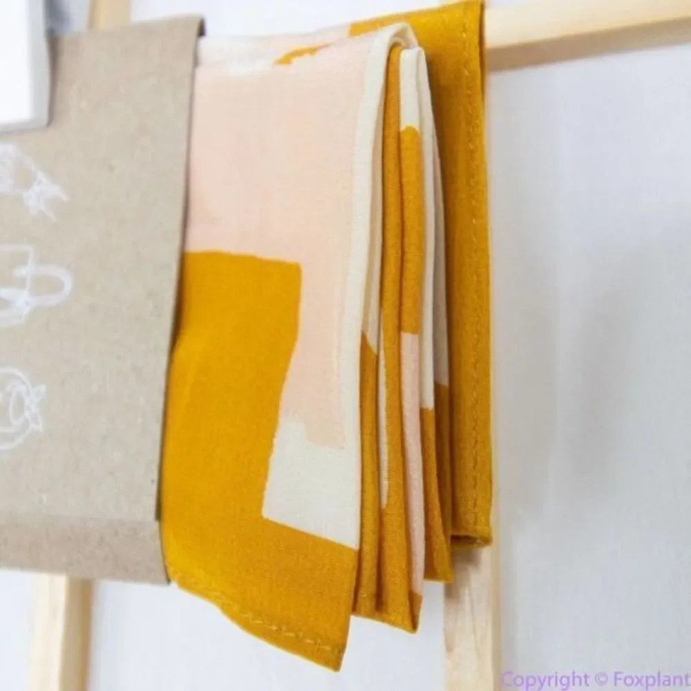 NEW Madewell silk bandana‎ scarf, Amber Gold